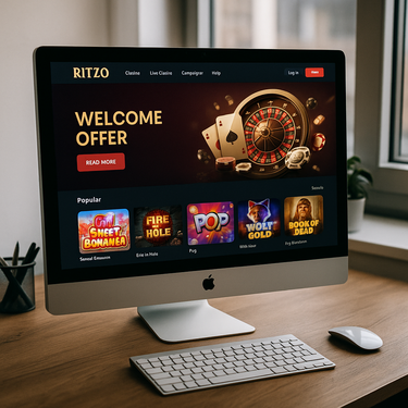 Ritzo Casino - Desktop Platform Interface - Smart Design